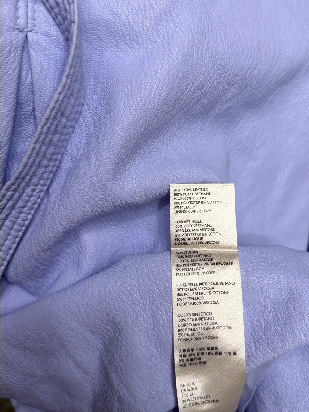 Free People Payton Faux Leather Mini Skirt in Lavender - Picture 6 of 8